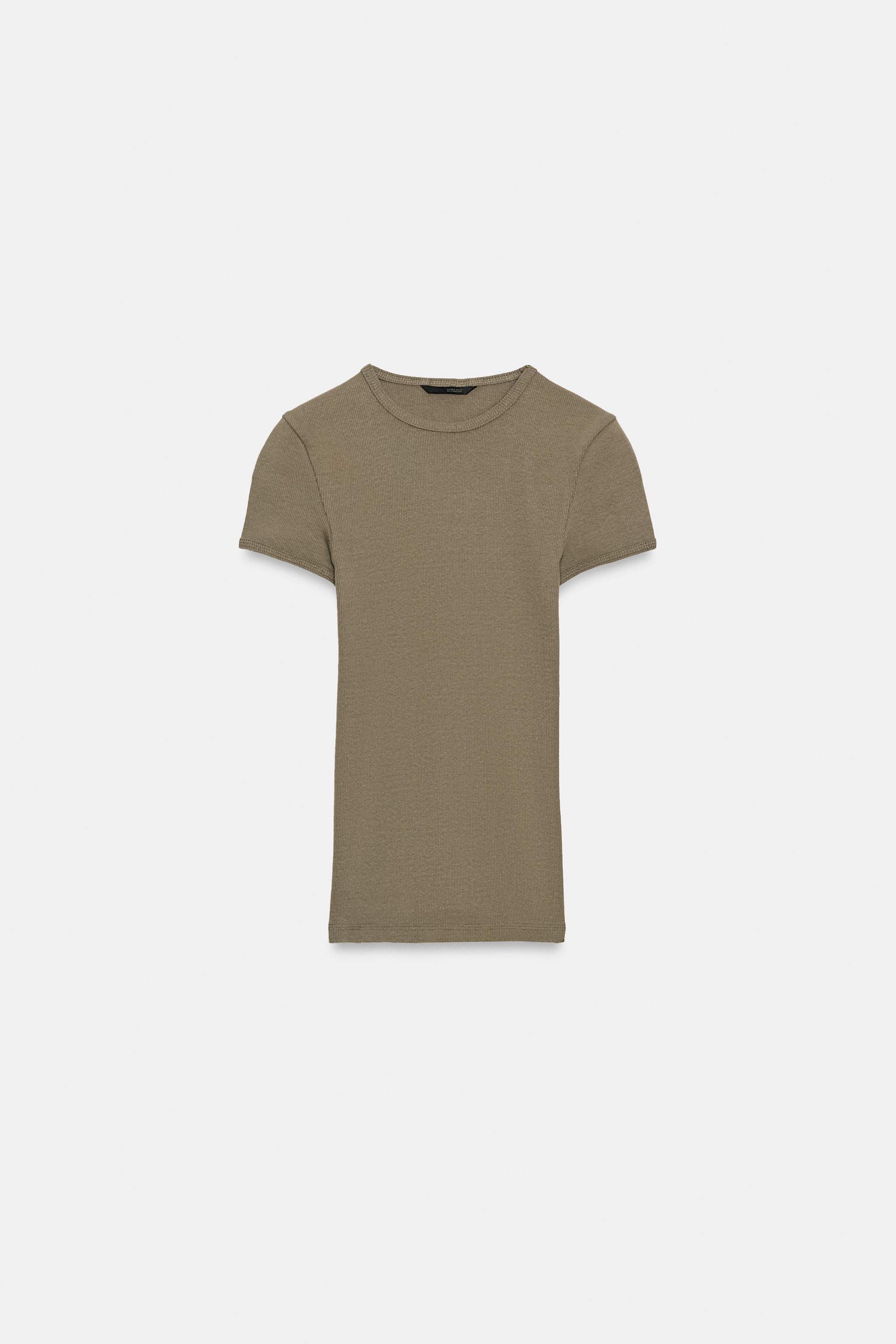 RIBBED T-SHIRT